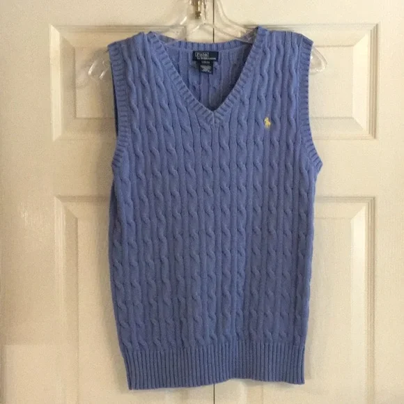 Polo Cornflower Blue Vest - Picture 1 of 4